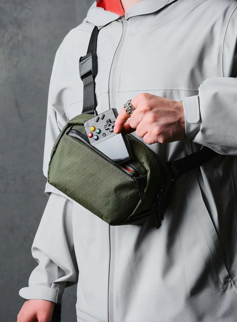 Torba na ramię crossbody Alpaka Go Sling Nano X-Pac® - dark green