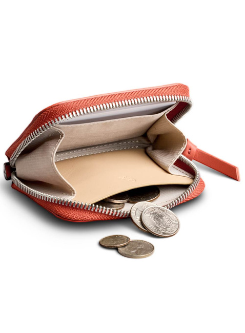 Skórzany portfel kieszonkowy Bellroy Folio Piccolo - blood orange