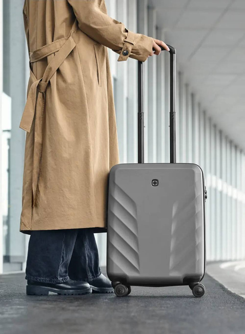 Walizka kabinowa poszerzana Wenger Motion Carry-On - ash grey