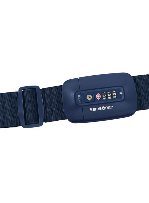 Pas do bagażu Samsonite Ta Revolution Luggage Strap TSA Lock - midnight blue