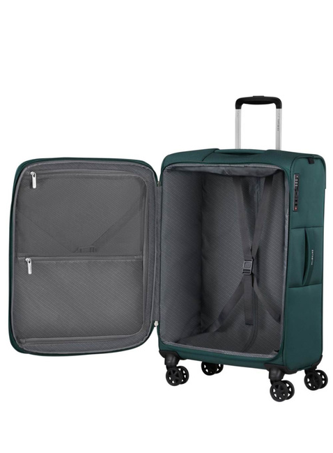 Walizka średnia poszerzana Samsonite Base Breeze - dark green