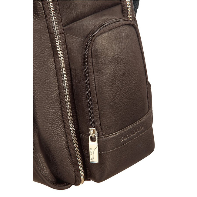 Plecak skórzany na laptopa Samsonite Sunstone 15,6" - brown