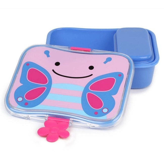 Lunchbox na kanapki Skip Hop Zoo Little Kid Lunch Kit - butterfly