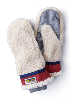 Rękawiczki zimowe Elmer Teddy Mittens - beige / wine