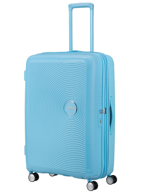 Walizka duża American Tourister SoundBox EXP - blueberry fizz
