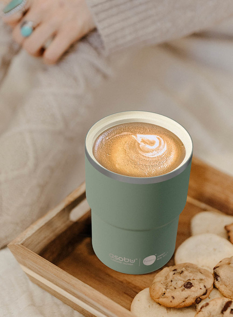 Kubek termiczny Asobu Coffee Express Tumbler 0,36 l - basil green