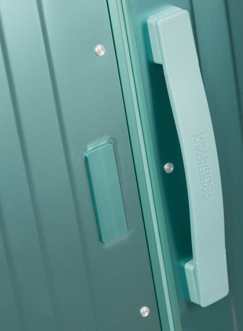 Walizka duża American Tourister Soundbox Alu - dusty turquoise