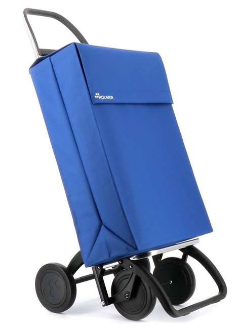 Wózek na zakupy z 4 kołami Rolser Jean LN - blue