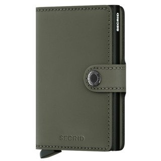 Nieduży portfel Miniwallet Secrid - matte green/black