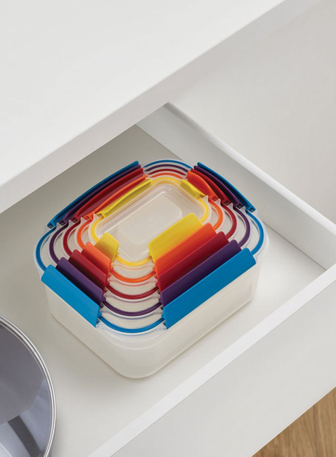 Zestaw 5 pojemników na żywność Joseph Joseph Nest™ Lock - multicolour