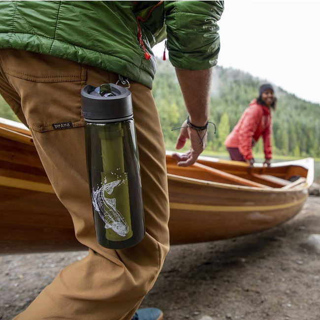 Butelka filtrująca na wodę LifeStraw Go 650 ml - green