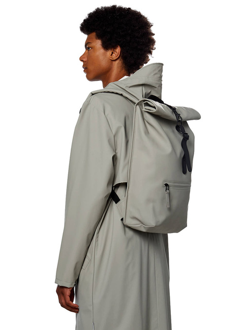 Plecak miejski Rains Rolltop Rucksack - cement