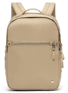 Plecak antykradzieżowy damski Pacsafe W Backpack 10 l - taupe