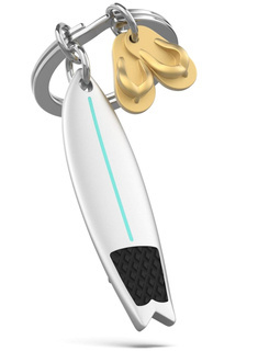 Brelok do kluczy Metalmorphose deska surfingowa z klapkami