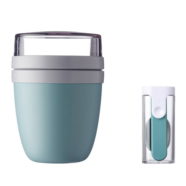 Składana łyżka w etui Mepal Ellipse - nordic green