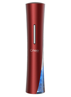 Otwieracz elektryczny do wina Cheer Moda Skyline - red