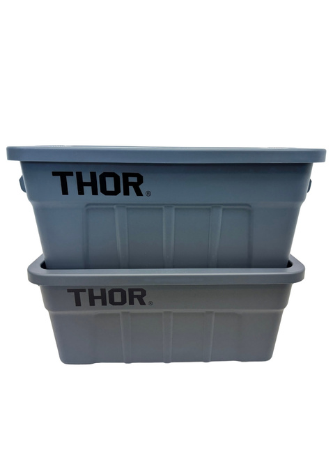 Kontener z pokrywą do przechowywania THOR Tote Box 53 L - grey