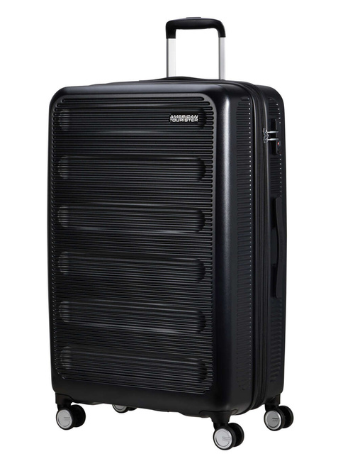 Walizka duża poszerzana American Tourister Astrobeam - storm black