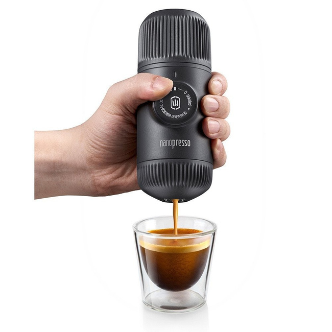 Zestaw ekspres podróżny Nanopresso + adapter do kapsułek NS Wacaco 