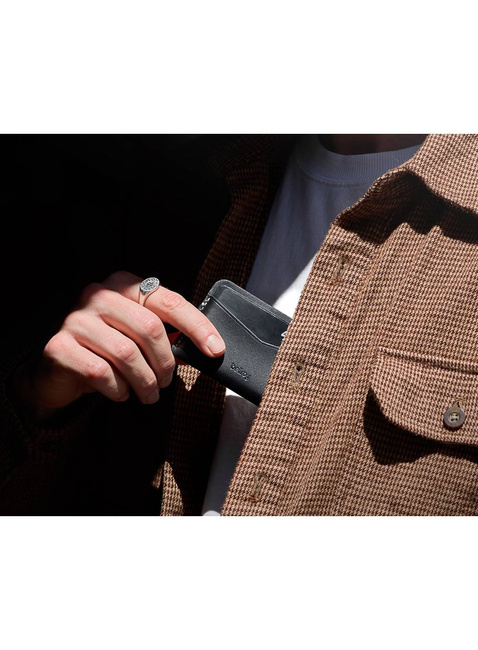 Skórzany kartownik portfel na karty Bellroy Card Slip - black