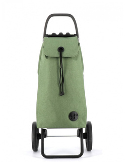 Wózek na zakupy 2 duże koła składany Rolser I-Max TWEED 2LRSG - green