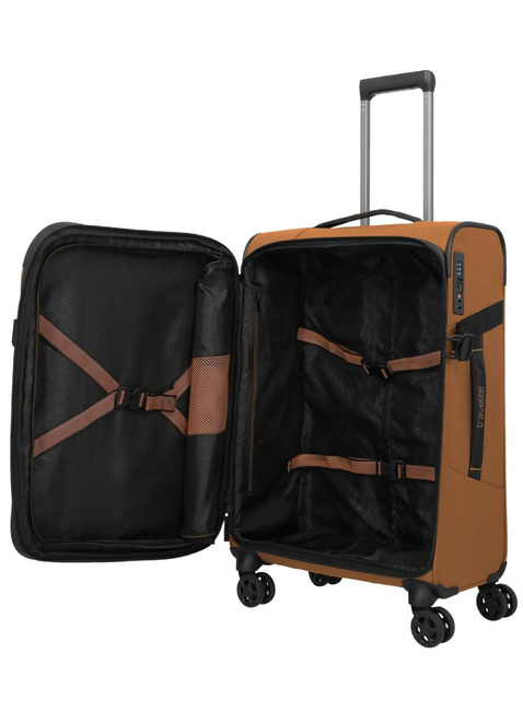 Walizka średnia poszerzana Travelite Briize - curry