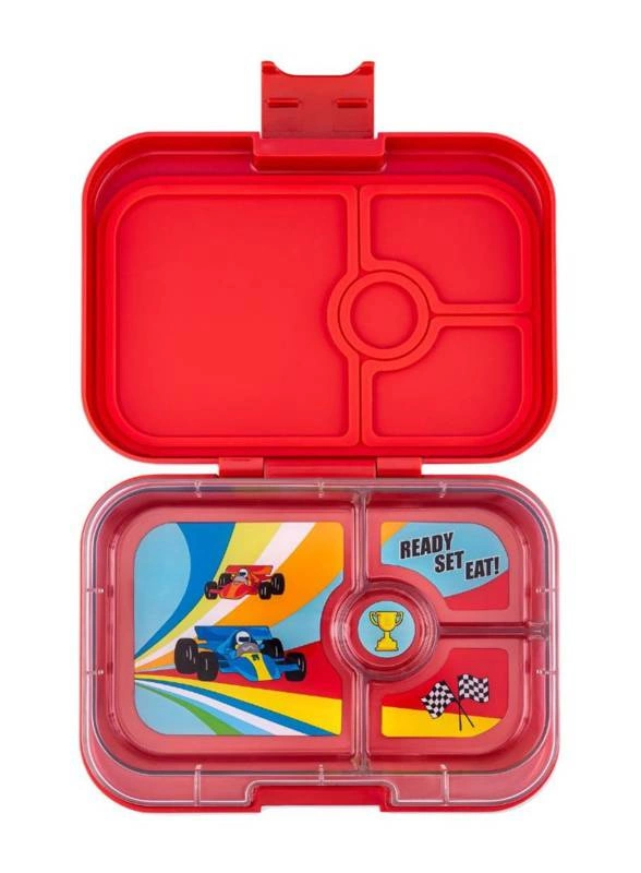 roar red / race cars tray