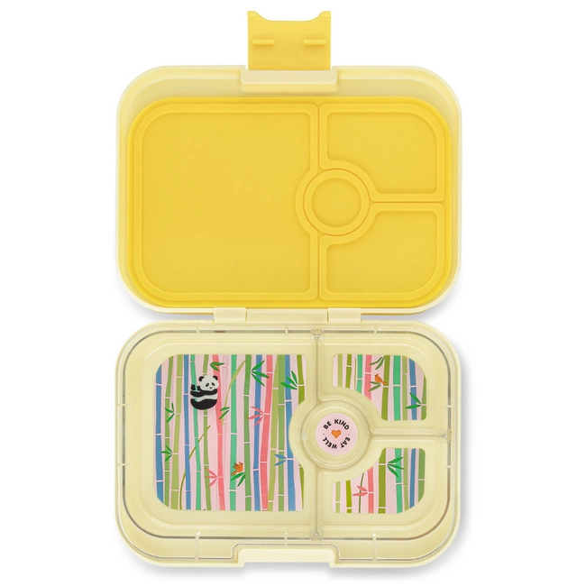 Lunchbox 4-komorowy Yumbox Panino - sunburst yellow / panda tray