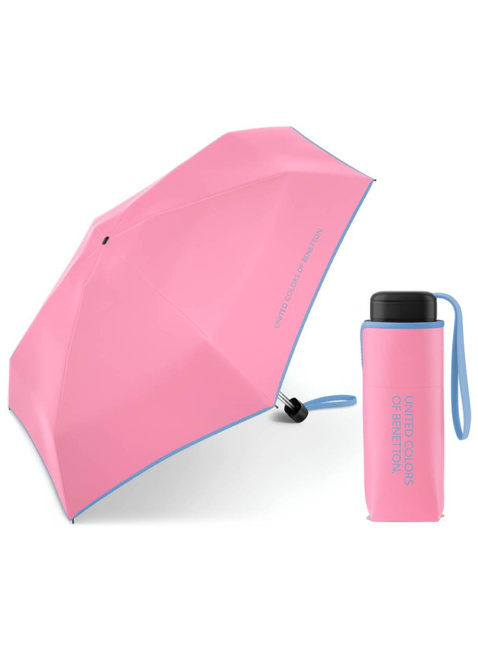Parasol manualny Benetton Ultra Mini Flat - rosy future