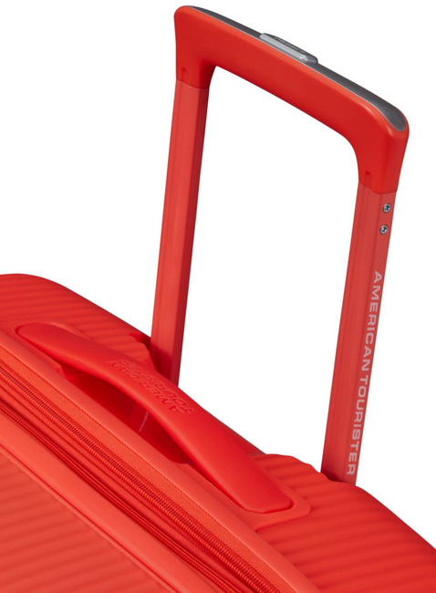 Walizka średnia American Tourister Soundbox EXP - neon orange