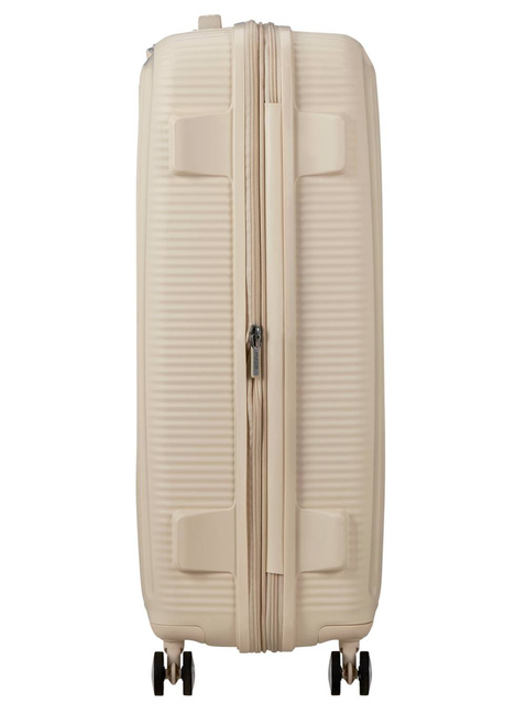 Walizka duża American Tourister SoundBox EXP - coconut sand