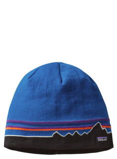Czapka Patagonia Beanie Hat - classic fitz roy / andes blue