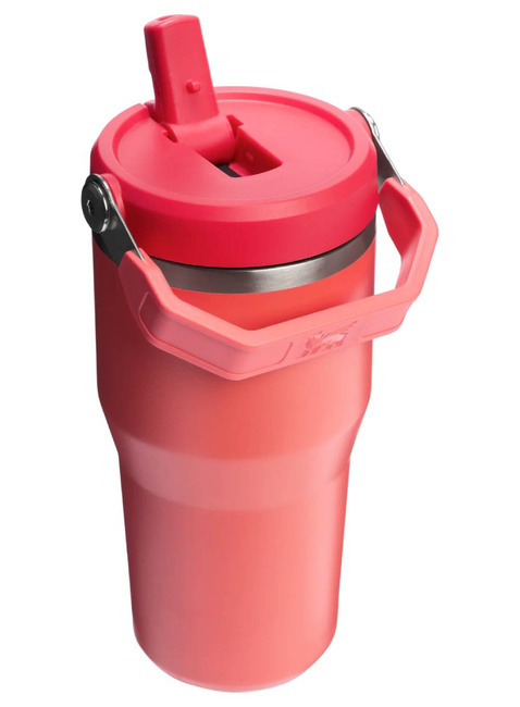 Kubek termiczny Stanley IceFlow Flip Straw 0,6 l - hot coral