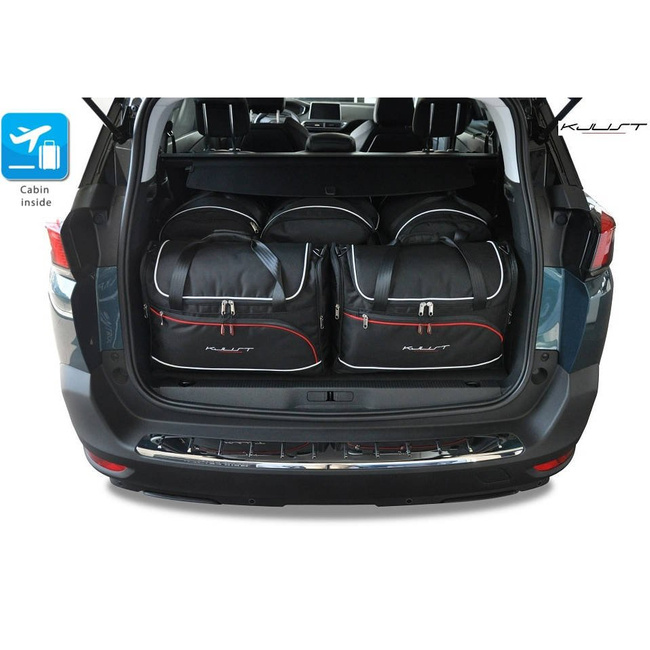 PEUGEOT 5008 2017+ TORBY DO BAGAŻNIKA 5 SZT