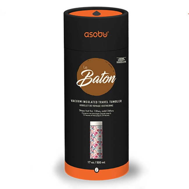 Podróżna butelka termiczna Le Baton 500 ml Asobu - wood