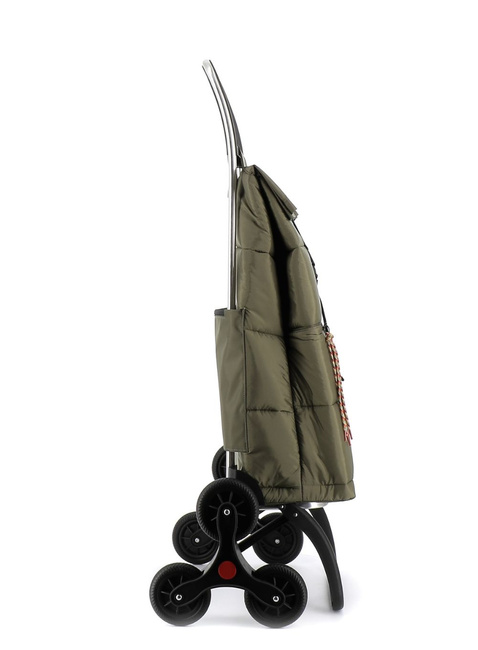 Wózek na zakupy Rolser Big Polar z 6 kołami - khaki