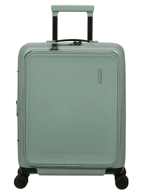 Walizka mała American Tourister DashPop EXP  Front Pocket - iceberg green