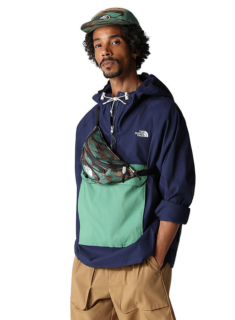 Nerka The North Face Jester Bum Bag - deep grass green painted camo print / asphalt grey