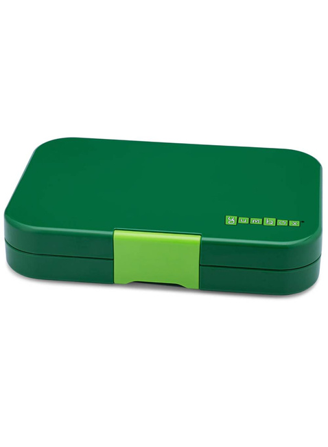 Lunchbox pojemnik na śniadanie XL Yumbox Tapas 4 - palm green / lime