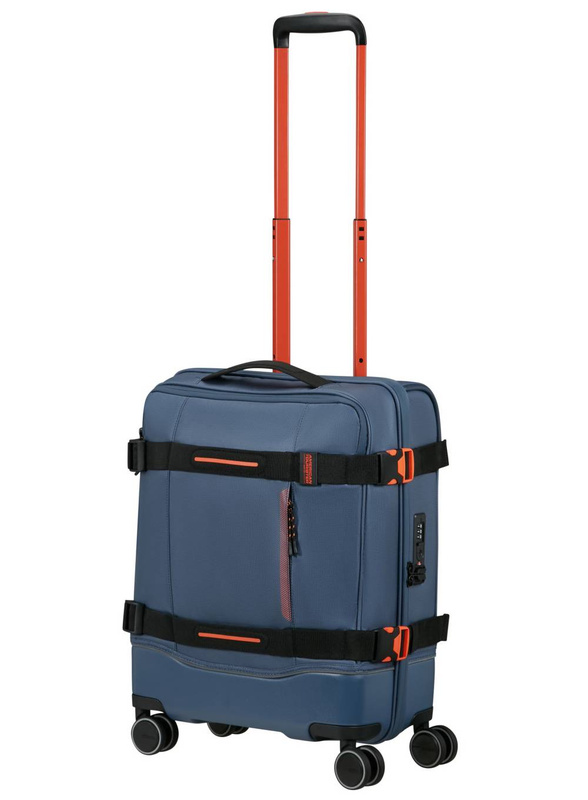 coated navy / orange