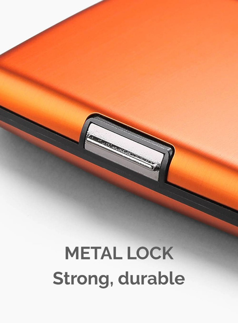 Portfel aluminiowy Ogon Design Stockholm Smart Case V3 - orange