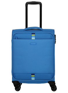 Walizka mała 4-kołowa Travelite Ruegen - medium blue