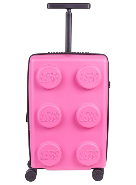 Walizka kabinowa Lego Signature Brick 2x3 Expandable Luggage - purple