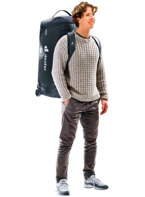 Torba podróżna / plecak Deuter Duffel Pro Roller 90 - black