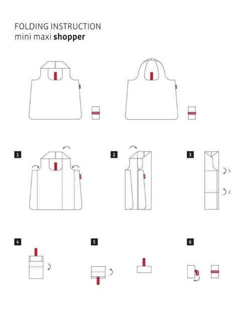 Torba na zakupy Reisenthel Mini Maxi Shopper - mixed dots red