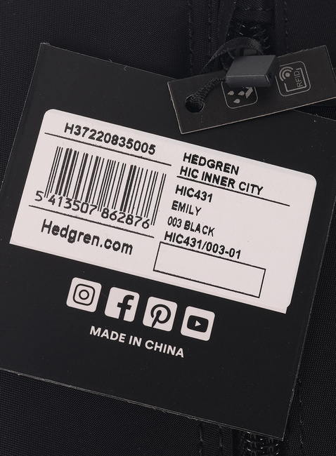 Torebka na ramię Hedgren Multipockets Crossover RFID Emily - black