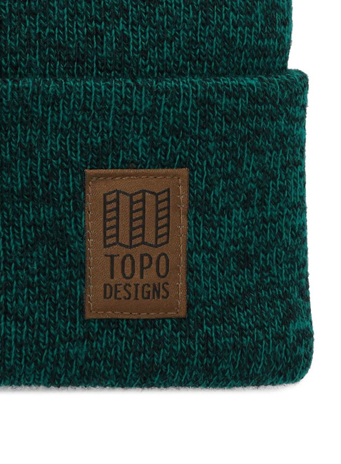 Czapka zimowa Topo Designs Work Cap - forest / black marl