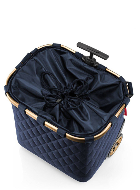 Wózek torba na zakupy Reisenthel Carrycruiser - frame / rhombus midnight gold