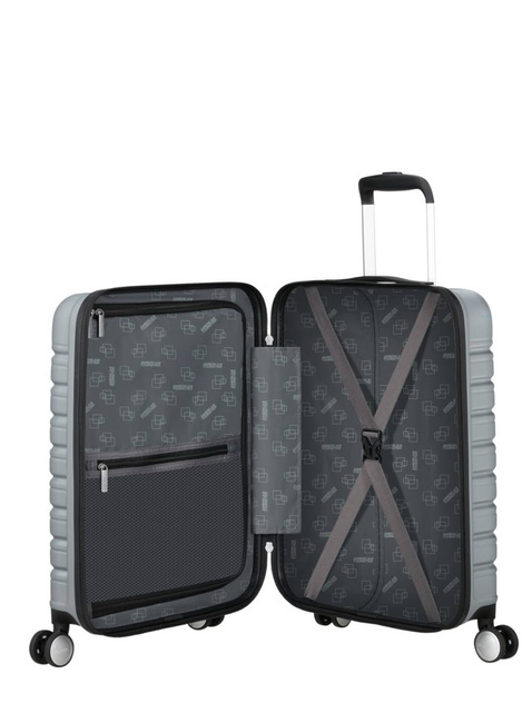 Walizka kabinowa American Tourister Flashline Frontloader - sky silver