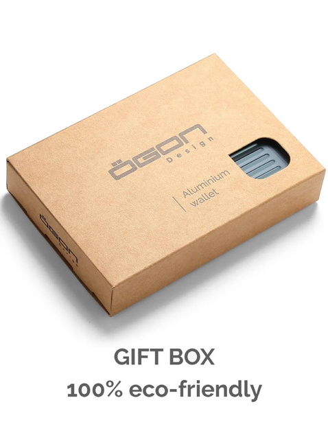 Portfel aluminiowy Ogon Design Stockholm V3 - platinium